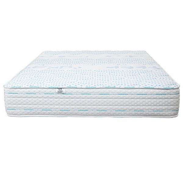 Madrass 90x190 cm, Royal Dream, 24cm, memory foam, fast, fristående sovande, sommar/vintersida Vit