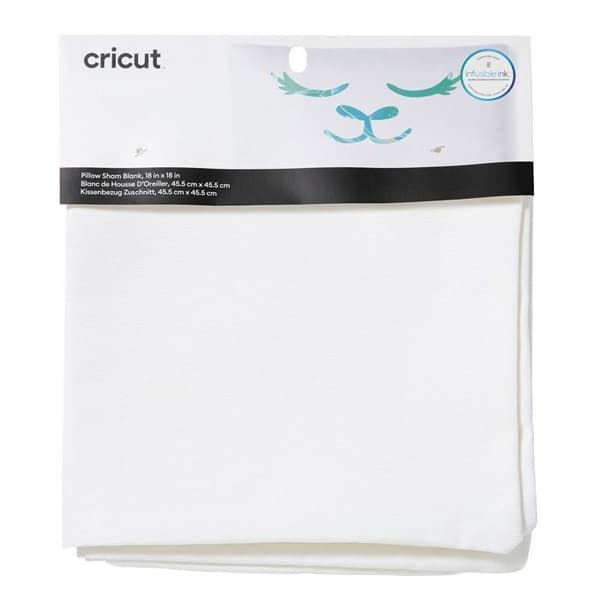 2 Cricut kuddfodral att anpassa - 45,5 x 45,5 Cm Vit