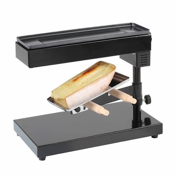 LIVOO DOC159 perinteinen raclette - Musta - Kääntyvä alusta - Säädettävä termostaatti 240°C asti
