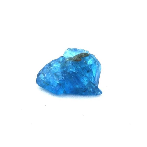 Kivet ja mineraalit. Neonsininen apatiitti. 1,85 ct. Betroka, Anosy, Madagaskar. Blå