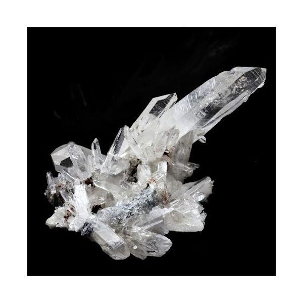 Sten og mineraler. Muzo kvarts. 331,0 øre. Vaulnaveys, Isère, Frankrig.