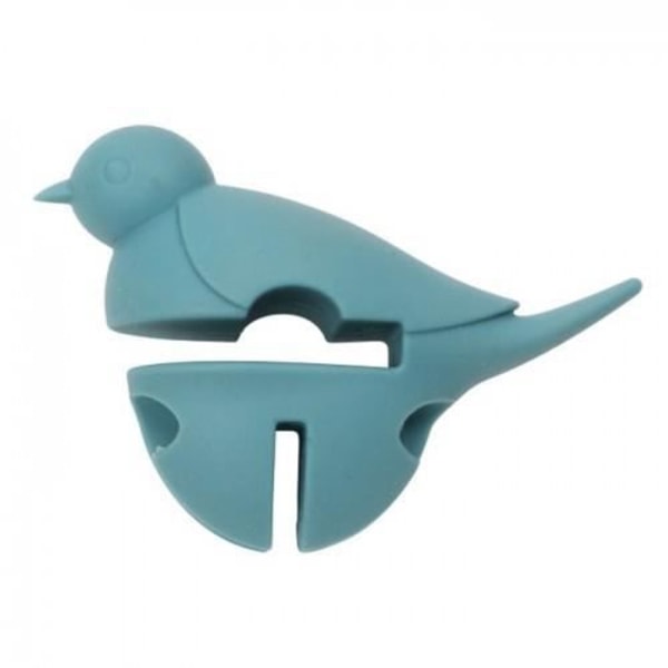 Denna lilla 3-i-1 blå fågel kommer att bli din bästa allierade i köket: skedstöd, locklyftare och värmebeständig tång!