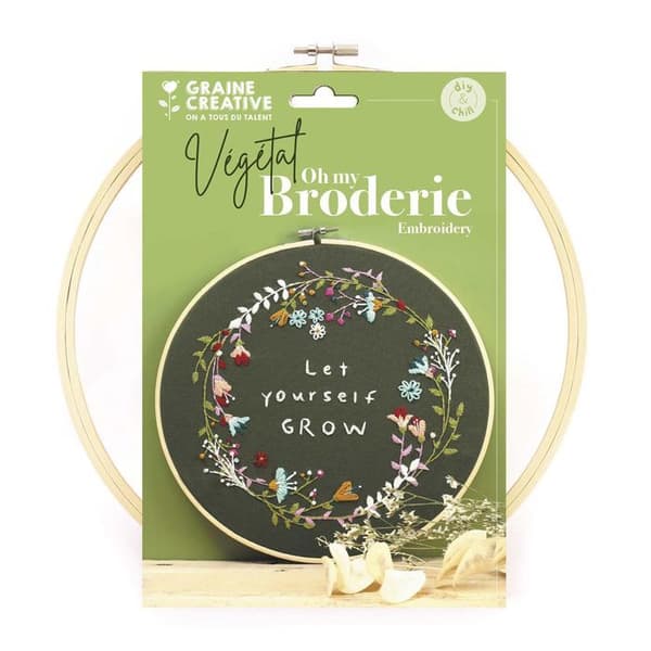Kit til dekorativ plantebroderi Grön