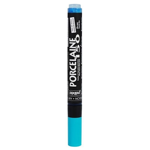 Färgpennor för porslin - PEBEO - Standard - 20ml - Påfågelblå - Indelibel - Opaque Blå