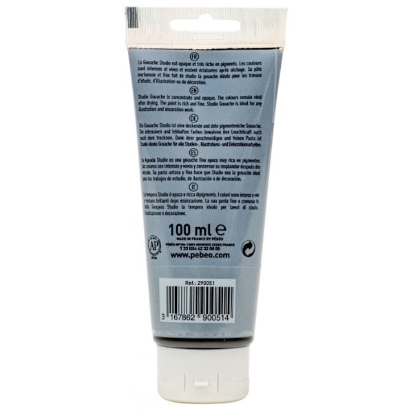 PÉBÉO GOUACHE MALINGE 1 TUBE AF 100 ML SORT TR…