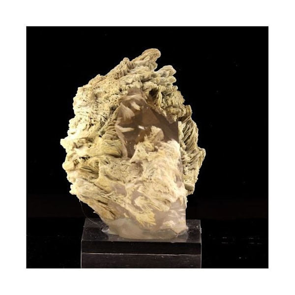 Sten og mineraler. Kvarts + baryt. 742,0 øre. Grandes Rousses-massivet, Isère, Frankrig.