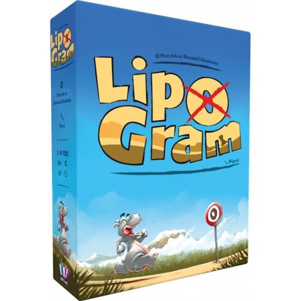 Lipogram-lautapeli - Asmodee - Arvaa sanasi - Ilmainen sovellus lisää pelitasoja
