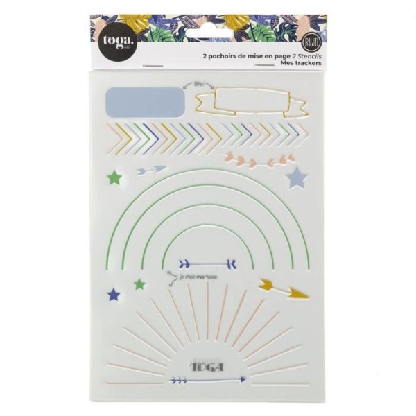 Bullet Journal Diary Trackers Stencil - Draeger Paris