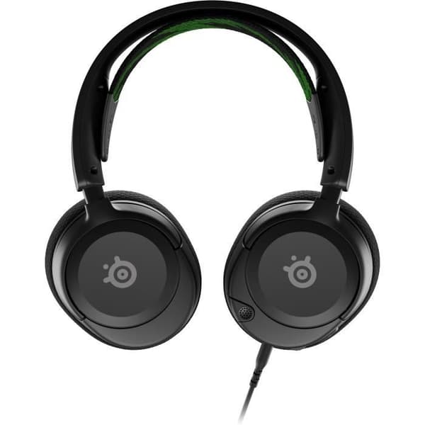 SteelSeries Arctis Nova 1X Gaming Headset med Mikrofon, Kablet, Multiplatform, Sort Svart