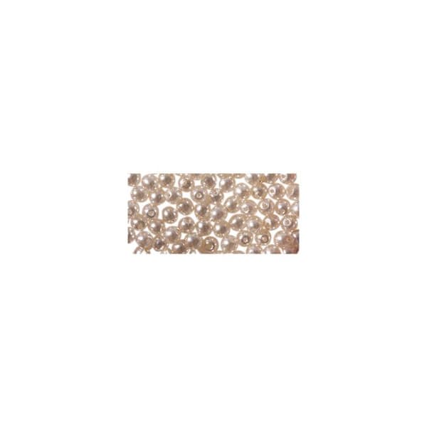 Glaspärlor - Rayher Hobby - 14399102 - Vit - Diameter 3mm - 95 stycken Vit