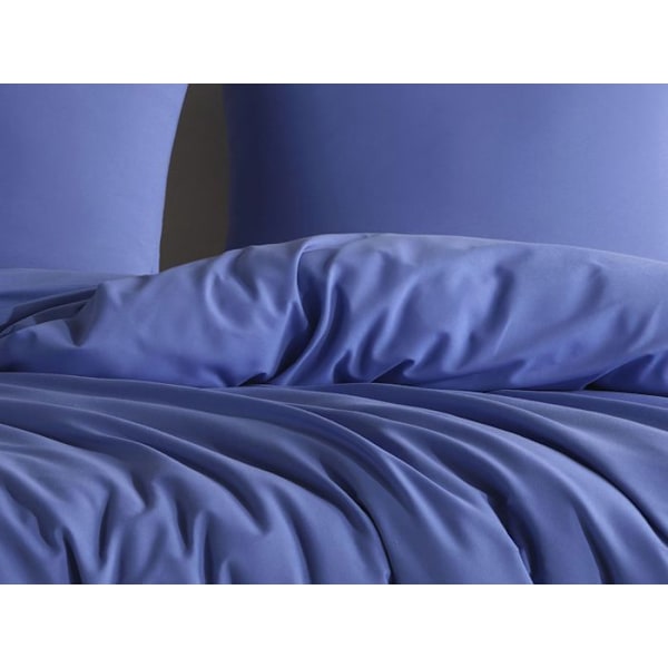 Sängkläder - UNI - Blå - 140x200 - 1 påslakan - 1 örngott Blå
