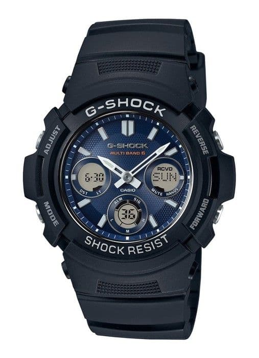 Ur - Casio - G-Shock Classic - Mand - Sort - Solenergi - Stødresistent Svart