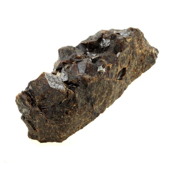 Sten og mineraler - ABIJOUX - Grossulær granat-Andradite - 413.0 ct - Pyrénées-Orientales, Frankrig Röd