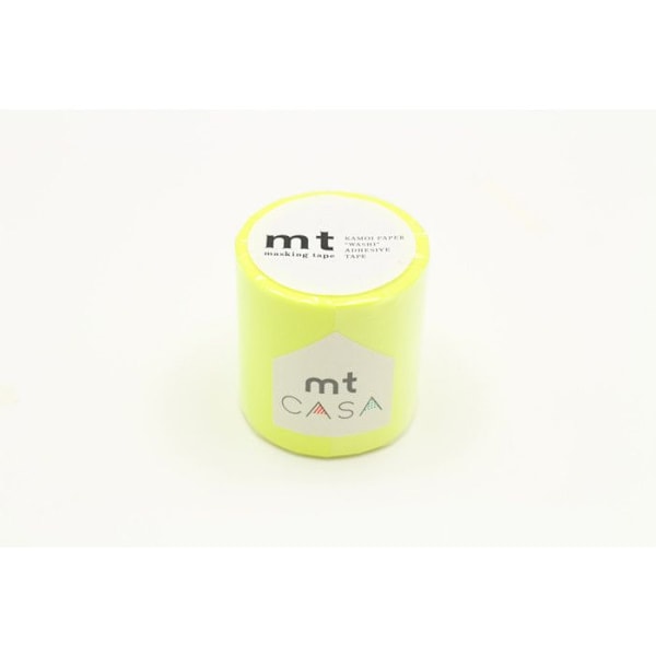 Maskeringstejp MT Casa Uni 5 cm gul fluorescerande - chockerande gul Fluorescerande gul - chockerande gul
