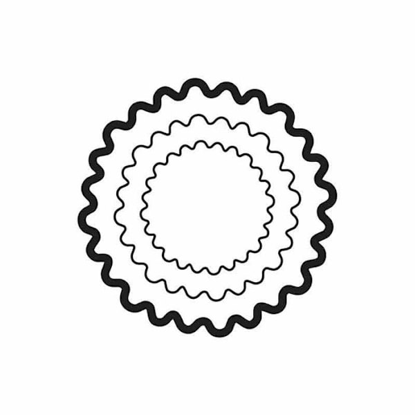 Cutting Dies - Mini Scalloped Circles