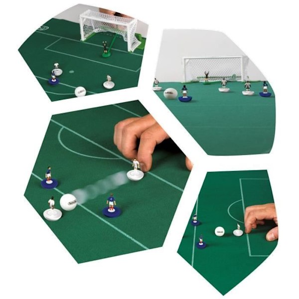 MEGABLEU Officielt spil Subbuteo franske FFF hold Flerfärgad