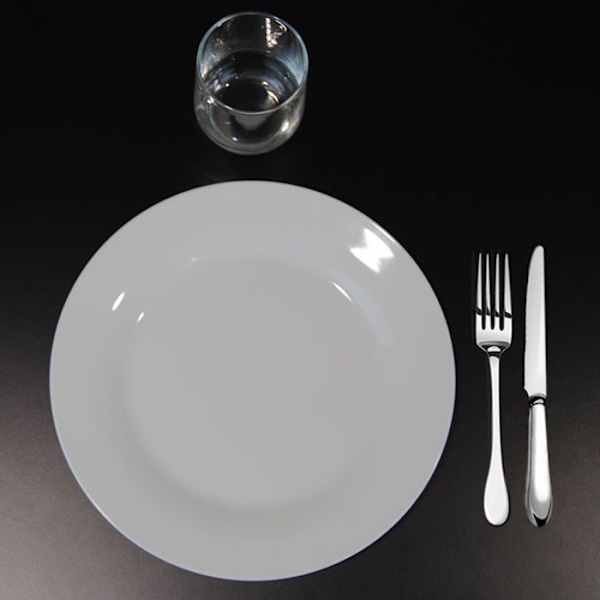 Ståbord 60 x 60 cm - Dina fod og almindelig sort model Svart
