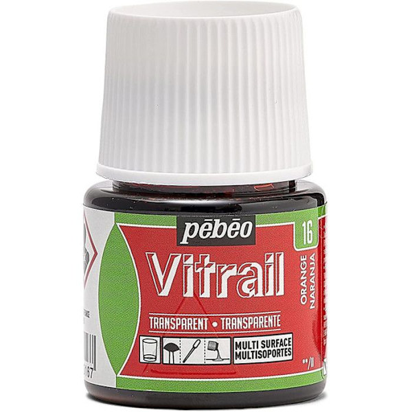 Maleri Vitrail - Begyndelsessæt - 6 bøtter - 20ml