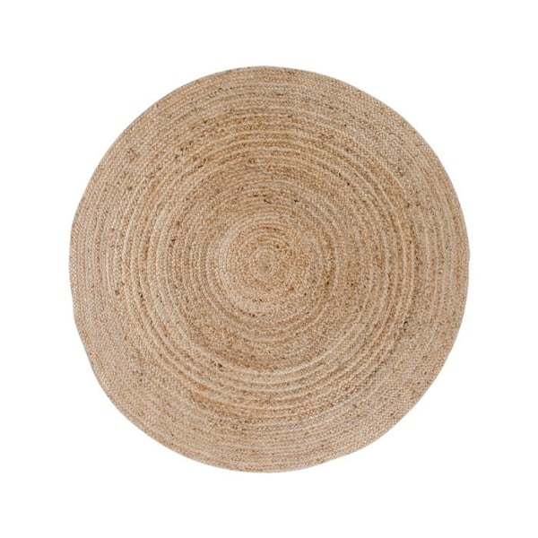 Broom-matto, Ø120 cm, naturaali jute.