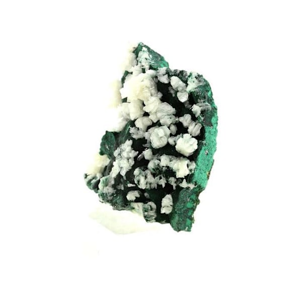 Stenar och mineraler. Malakit + Cerussite. 792,0 ct. L'Etoile du Congo-gruvan, Lubumbashi, Kongo.