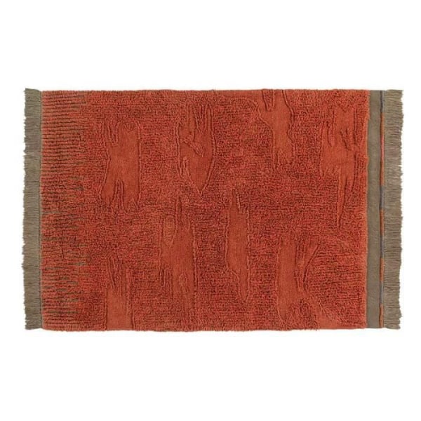 Etnisk brun Naranguru ullmatta - 170 x 240 cm