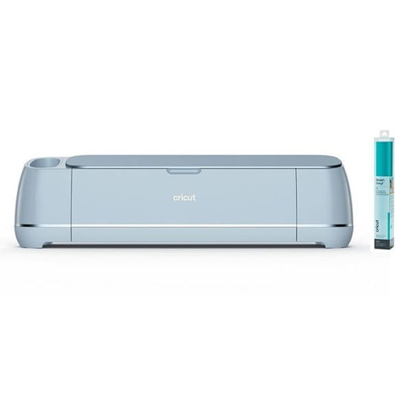 Cricut Maker 3 leikkuukone + pysyvä akvaviini 91 x 33 cm Blå