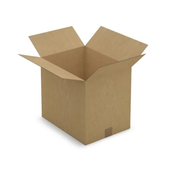 15 st packboxar 40 x 30 x 35 cm - Enkel korrugering kastanj