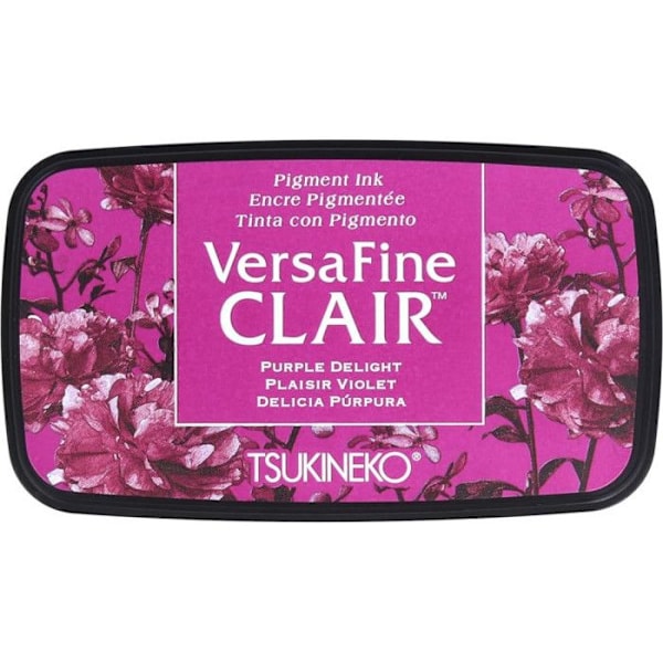 Musta - Tsukineko - Versafine Clair - Violetin ilo - Nopeasti kuivuva - Vedenkestävä