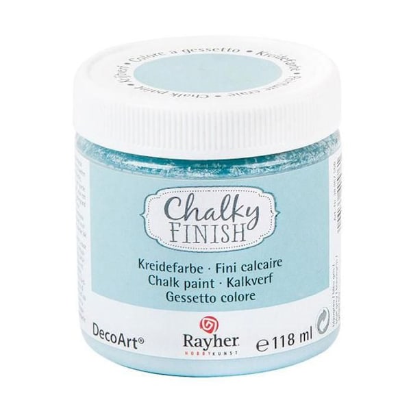Målas krämsblågrå Chalky Finish Blå