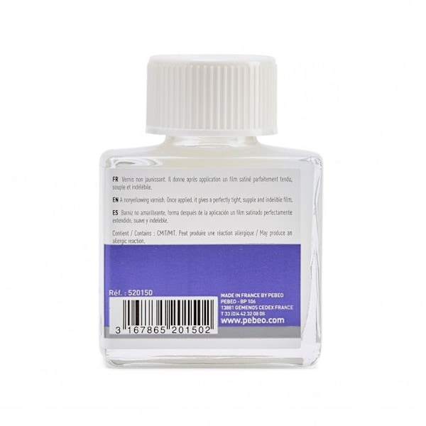 Akvarellfärg - PEBEO - Konstnärsakrylfärger 75 Ml - Vit - Satin - Vattenbaserad Transparent