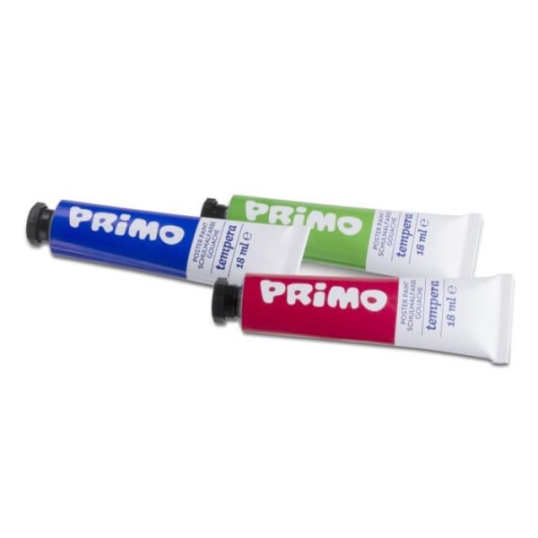 Aluminiumrör, PP-låda, 10 färger 18 ml Flerfärgad