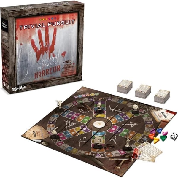 Trivial Pursuit Horror - Brädspel - VINNANDE RÖTTER Flerfärgad