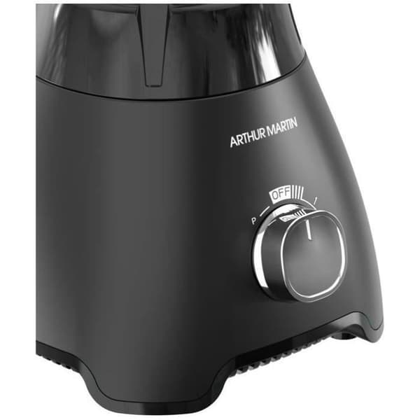 Blender - ARTHUR MARTIN - AMPB40 - Glassmåler 1,5L - 400W - 2 hastigheder + pulse - Grå