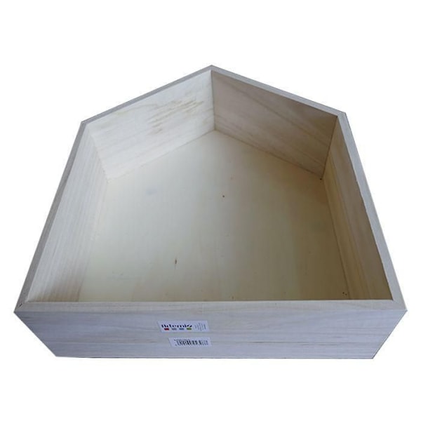 Træhylde hjem 35 x 30 x 10 cm Beige