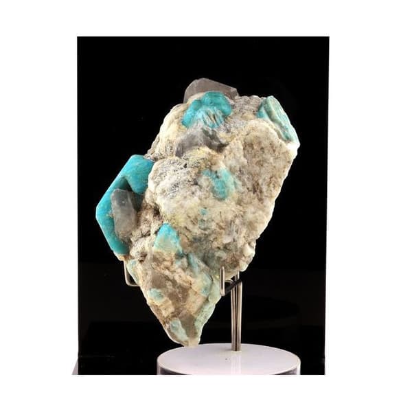 Sten og mineraler. Amazonit. 1263,0 øre. Konso, Etiopien.