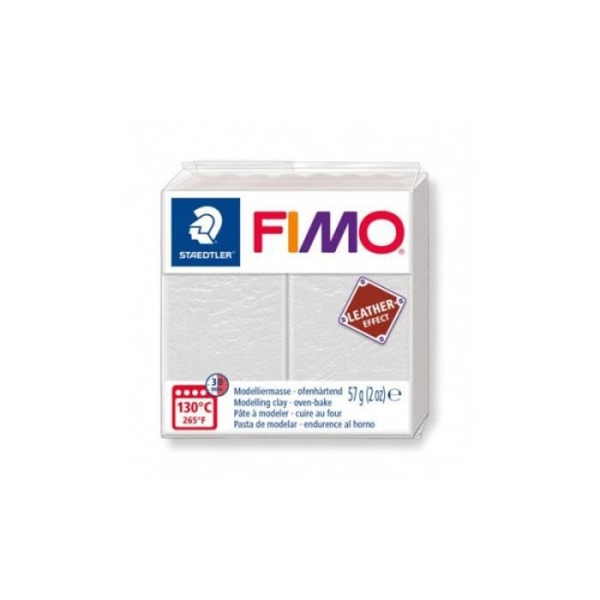 Leather Effect Fimo Paste Ivory 29 57gr