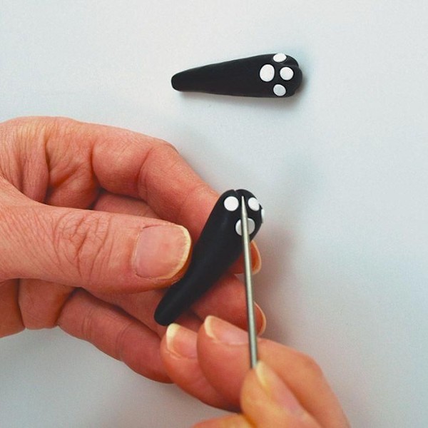 Coffret för modellering av polymerlera för barn - Tao Panda 6,5 cm