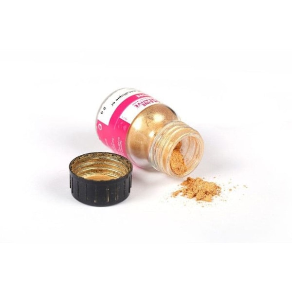 Puder med metallisk effekt Guld Guld
