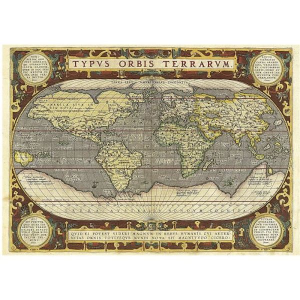 Planisphere koulutuspalapeli - 2000 kpl - EDUCA Flerfärgad