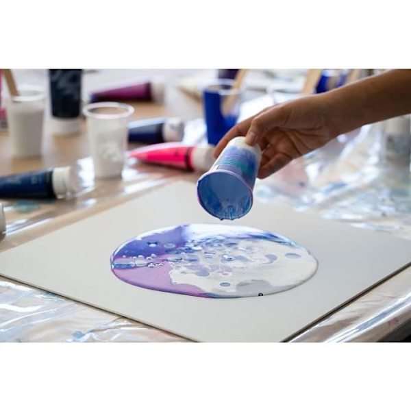 Siloitusväline - Studio Acrylics - 250ml - Läpinäkyvä - Kiiltävä - Ammattimainen Vit