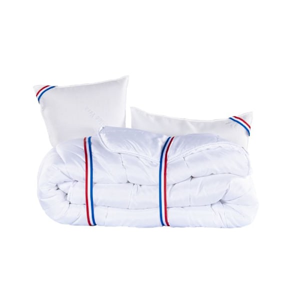 Madras 140x190 cm, Sky, 24 cm, memory foam, medium-firm, sommer/winter side + 2 puder + dyne Vit