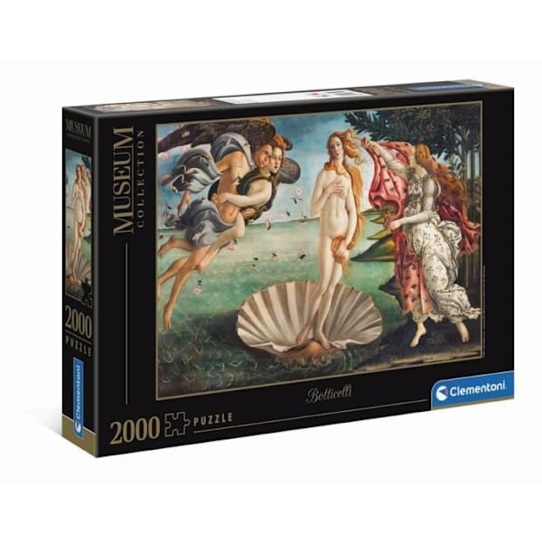 Clementoni - Museo - 2000 palan palapeli - Botticelli: Venuksen syntymä Flerfärgad