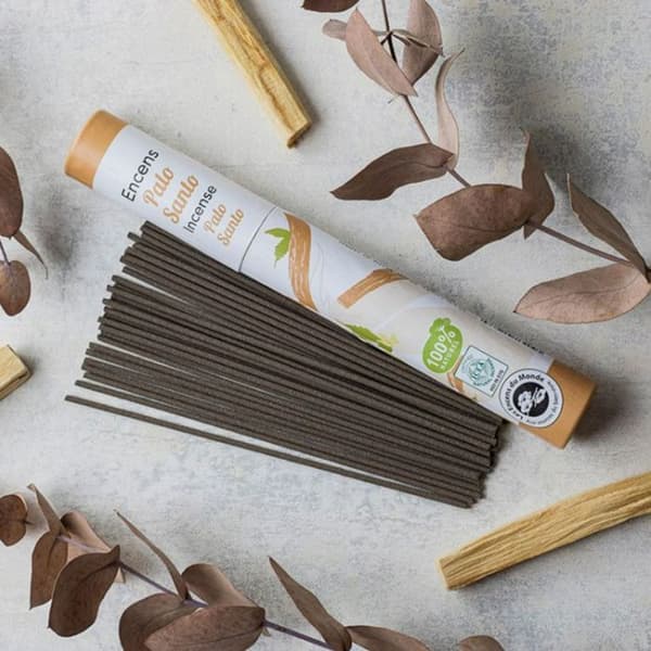 Røgelse - Stykke - Patchouli Geranium - Rør med 30 stænger - 30 min brændetid - Multifarvet