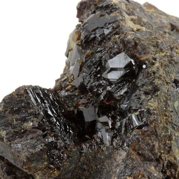 Sten og mineraler. Sphalerit (Blende). 1577,0 ct. La Mure mine, Isere, Frankrig.