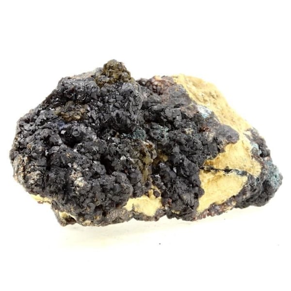 Sten og mineraler. Sphalerit (Blende) + Bournonit. 1428,0 øre. La Sanguinéde-minen, Saint-Laurent-le-Minier, Frankrig.