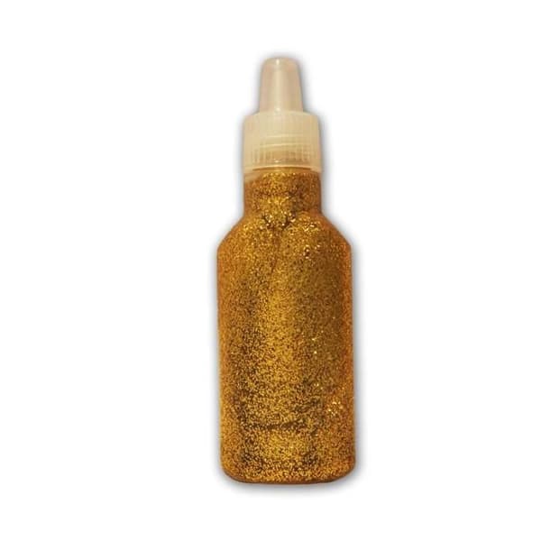 Glitterlim - guld gyllene