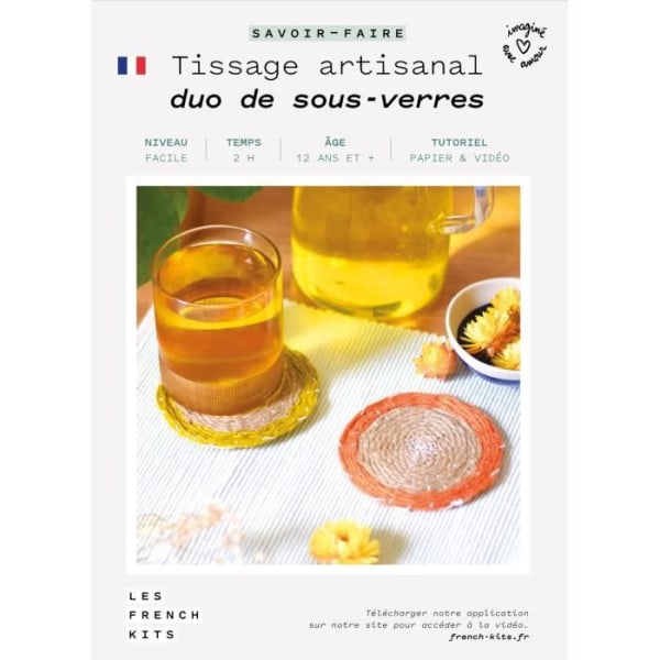 French Kits -ompelusarja - Helposti kudottavat lasinaluset - Helppo taso - Mixed - 12-vuotiaasta alkaen