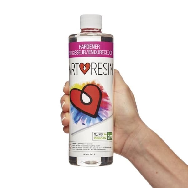 Taidehartsia Epoksihartsia, 2 x 470ml - 16oz, läpinäkyvä-LS 2 pulloa