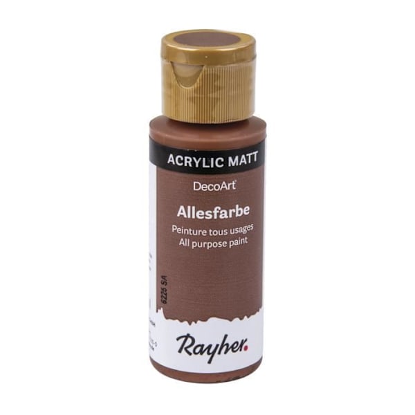 All-purpose färg, choklad, 59 ml flaska