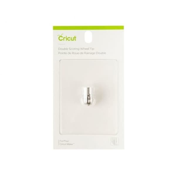 Scrapbooking Tilbehør - CRICUT - Dobbelt Prægethjul - Metal - Grå - One Size Grå